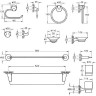 Набор аксессуаров VITRA MARIN (6 предметов) A44924